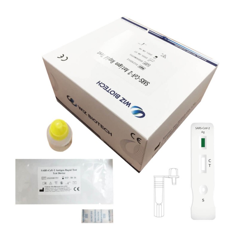 SET 20 TEST ANTIGENICO RAPIDO COVID-19 (SARS-CoV-2) WIZBIOTECH (PROFESSIONALE)