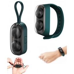 AURICOLARI BLUETOOTH DA POLSO REMAX TWS-15 VERDE