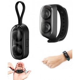 AURICOLARI BLUETOOTH DA POLSO REMAX TWS-15 NERO