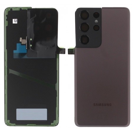 COVER BATTERIA SAMSUNG GALAXY S21 ULTRA 5G SM-G998 PHANTOM BROWN (MARRONE)