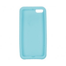 COVER PROTEZIONE APPLE IPHONE 5 / 5S - SILICONE AZZURRO