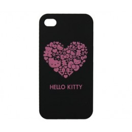 COVER PROTEZIONE APPLE IPHONE 4 / 4S - HELLO KITTY NERO