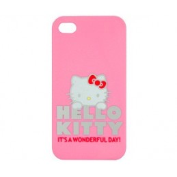 COVER PROTEZIONE APPLE IPHONE 4 / 4S - HELLO KITTY ROSA