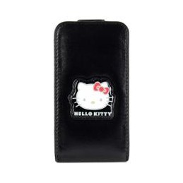 CUSTODIA APPLE IPHONE 3G / 3GS - IN PELLE HELLO KITTY NERA