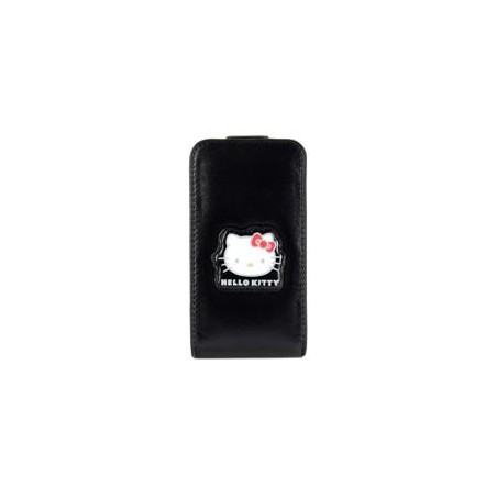 CUSTODIA APPLE IPHONE 3G / 3GS - IN PELLE HELLO KITTY NERA