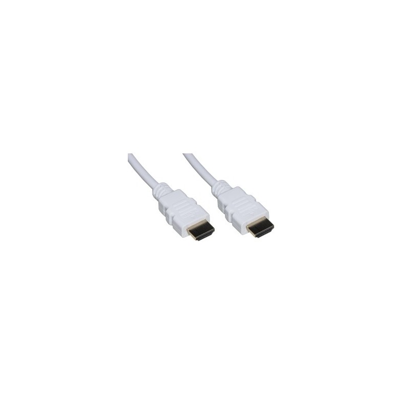 CAVO HDMI 1MT M-M SCHERMATO 4K BIANCO