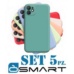 COVER PROTEZIONE APPLE IPHONE 11 - TPU (SET 5 PZ.)