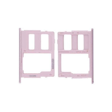CARRELLO MEMORY CARD SAMSUNG GALAXY J3 2017 SM-J330 ROSA