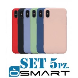 COVER PROTEZIONE APPLE IPHONE XS MAX - TPU (SET 5 PZ.)