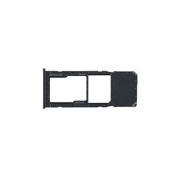 CARRELLO SIM/MEMORY CARD SAMSUNG GALAXY A7 2018 SM-A750 NERO