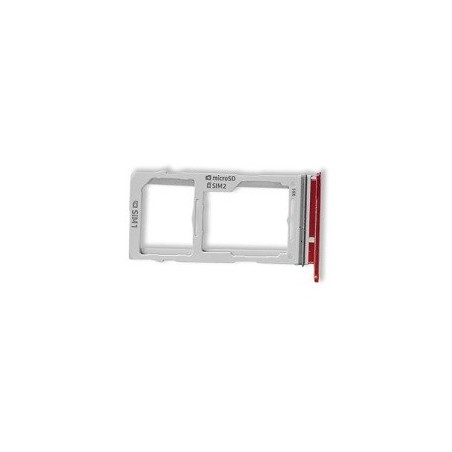 CARRELLO SIM/MEMORY CARD SAMSUNG GALAXY S10 SM-G973 ROSSO
