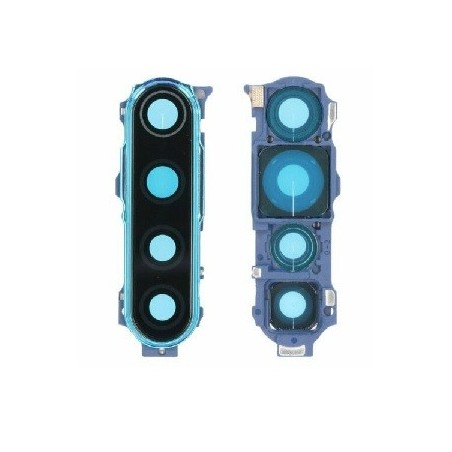 VETRINO E COVER FOTOCAMERA POSTERIORE XIAOMI REDMI NOTE 8T BLU