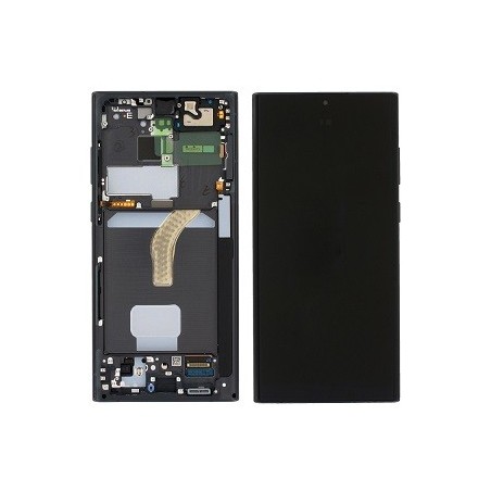 DISPLAY SAMSUNG SM-S908 GALAXY S22 ULTRA PHANTOM NERO