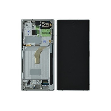 DISPLAY SAMSUNG SM-S908 GALAXY S22 ULTRA PHANTOM BIANCO