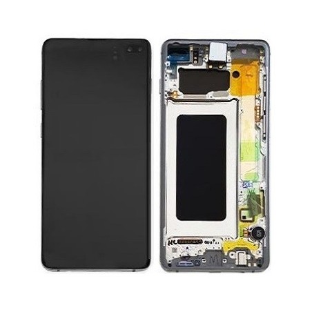 DISPLAY SAMSUNG GALAXY S10 PLUS SM-G975 CERAMIC WHITE (BIANCO)