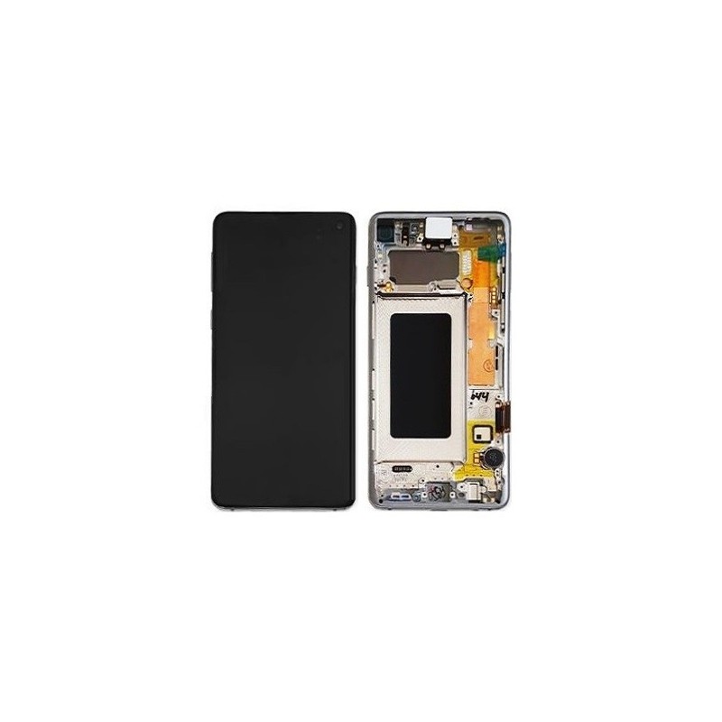 DISPLAY SAMSUNG GALAXY S10 SM-G973 PRISM WHITE (BIANCO)