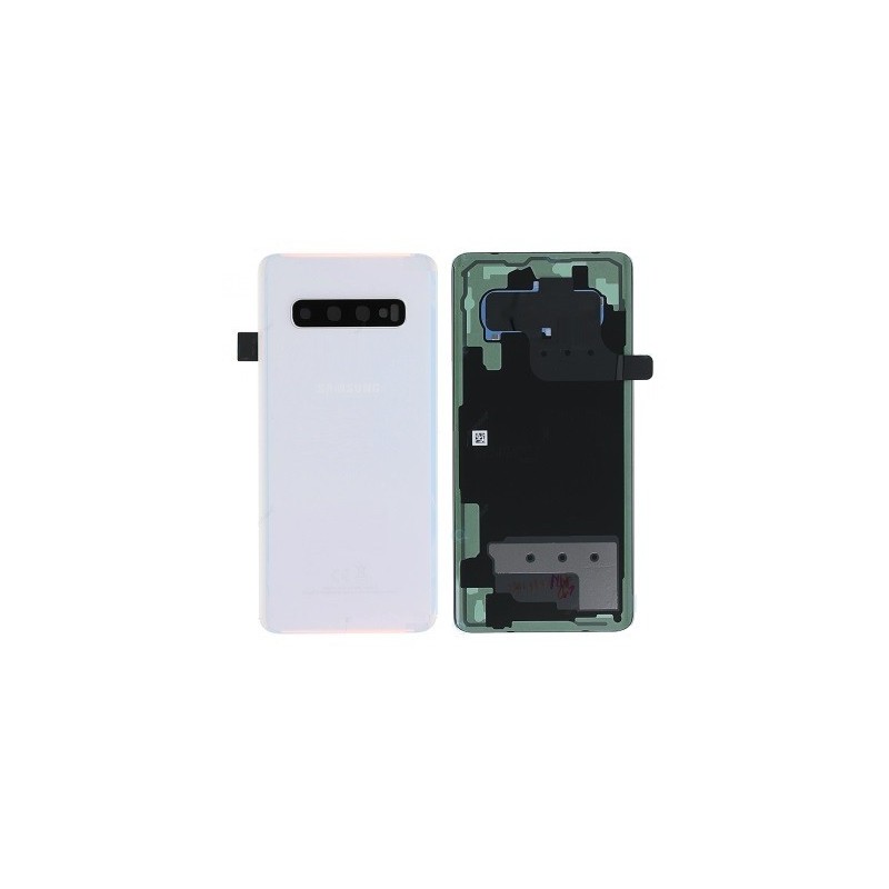 COVER BATTERIA SAMSUNG GALAXY S10 SM-G973 PRISM WHITE (BIANCO)