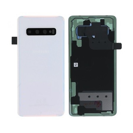 COVER BATTERIA SAMSUNG GALAXY S10 SM-G973 PRISM WHITE (BIANCO)