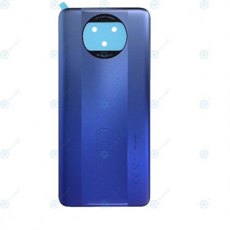 COVER BATTERIA XIAOMI POCO X3 PRO FROST BLUE ORIGINALE