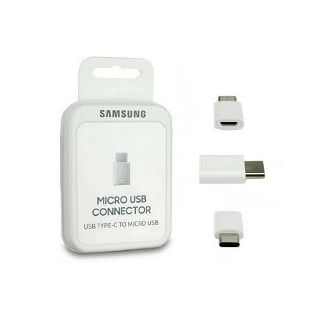 ADATTATORE SAMSUNG MICRO USB A TYPE-C BIANCO (EE-GN930BWE)