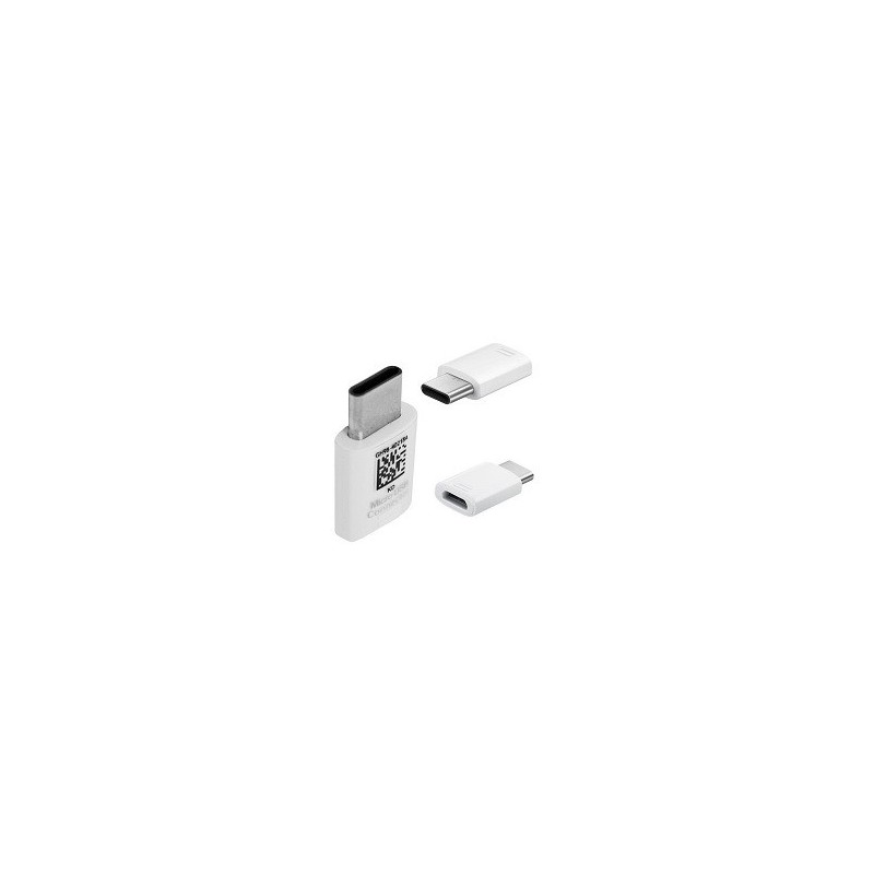 ADATTATORE SAMSUNG MICRO USB A TYPE-C BIANCO (GH96-12487A)