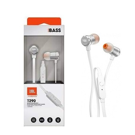 AURICOLARE JBL (JACK 3.5MM) T290 SILVER