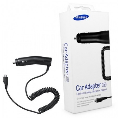 CARICABATTERIE DA AUTO CON CAVO MICRO USB SAMSUNG NERO (ECA-U16CBE)
