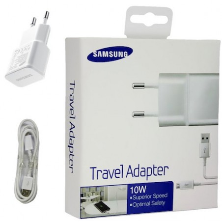 CARICABATTERIE USB + CAVO MICRO USB BIANCO (ETA-U90EWEGSTD)