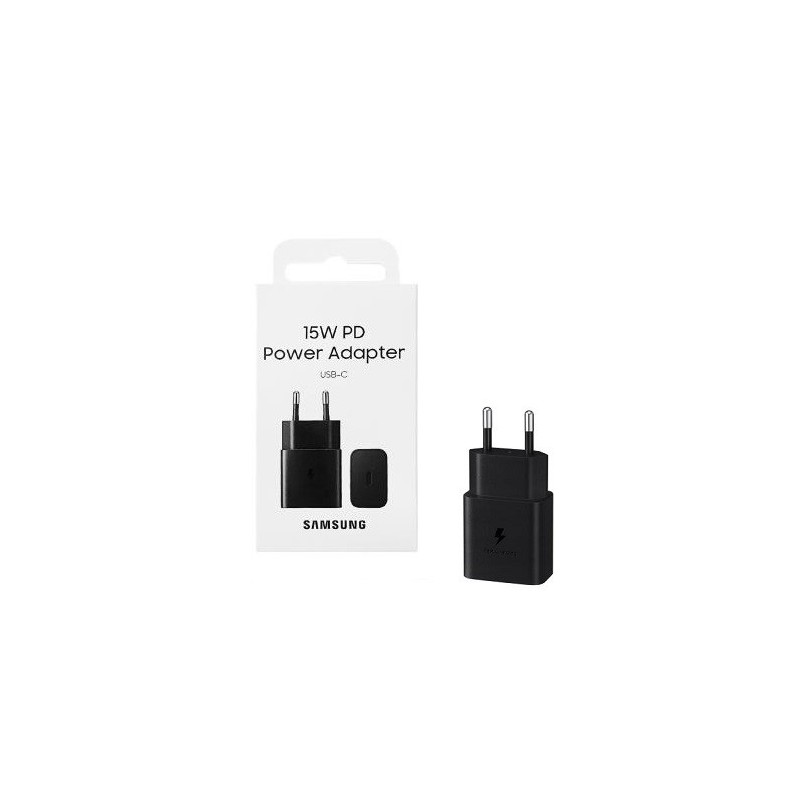CARICABATTERIE TYPE-C SAMSUNG FAST CHARGER EP-T1510NBEGEU NERO 15W