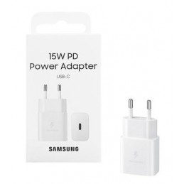 CARICABATTERIE TYPE-C SAMSUNG FAST CHARGER EP-T1510NWEGEU BIANCO 15W