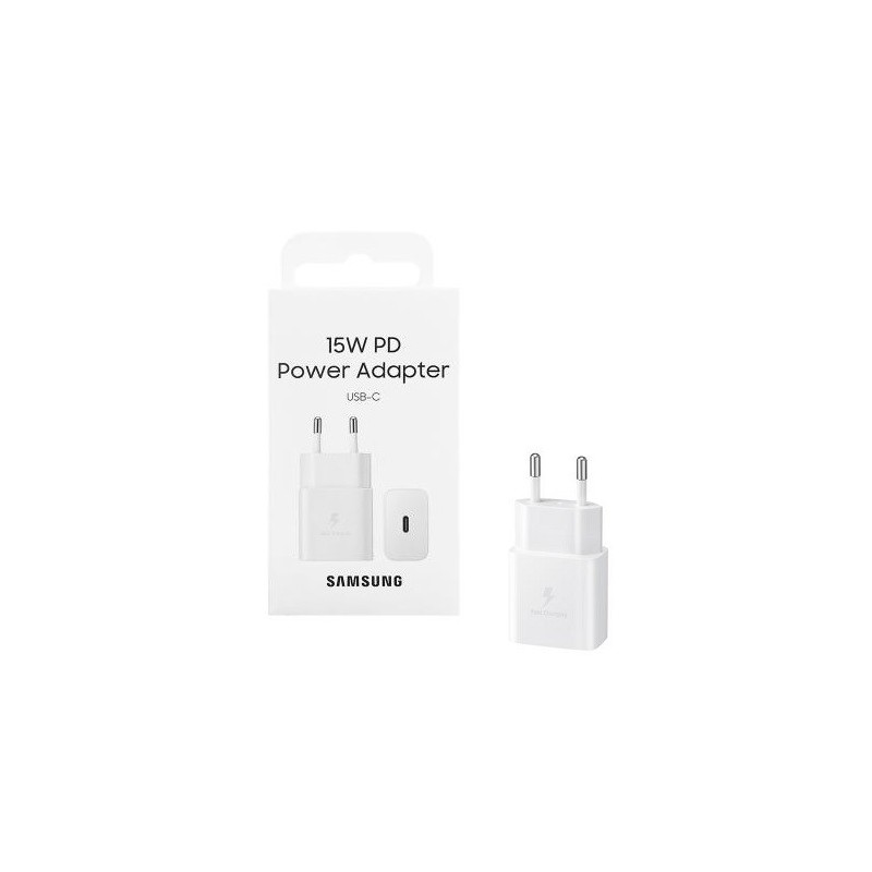 CARICABATTERIE TYPE-C SAMSUNG FAST CHARGER EP-T1510NWEGEU BIANCO 15W