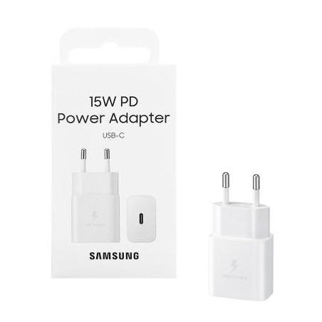CARICABATTERIE TYPE-C SAMSUNG FAST CHARGER EP-T1510NWEGEU BIANCO 15W