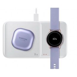 BASE DI RICARICA INDUTTIVA WIRELESS SAMSUNG FAST CHARGER  (DUO) EP-P4300TWEGEU BIANCO