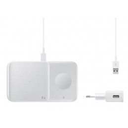 BASE DI RICARICA INDUTTIVA WIRELESS SAMSUNG FAST CHARGER  (DUO) EP-P4300TWEGEU BIANCO