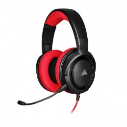 CUFFIE CON MICROFONO CORSAIR HS35 ROSSO