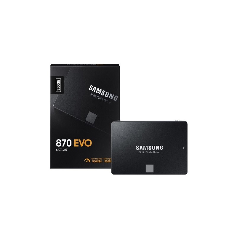 SSD 250GB SAMSUNG 870 EVO 2,5" SATA 3 MZ-77E250B/EU
