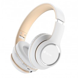 CUFFIE BLUETOOTH CON MICROFONO DEVIA EM039 BIANCHE