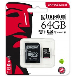 MEMORIA 64GB KINGSTON MICRO SDCS