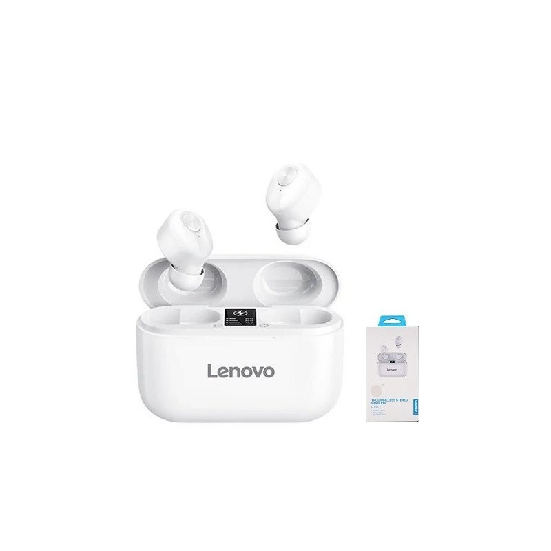 AURICOLARI BLUETOOTH LENOVO HT18 BIANCO