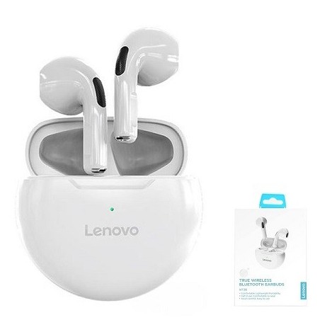 AURICOLARI BLUETOOTH LENOVO HT38 BIANCO