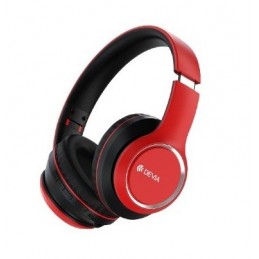 CUFFIE BLUETOOTH CON MICROFONO DEVIA EM039 ROSSO