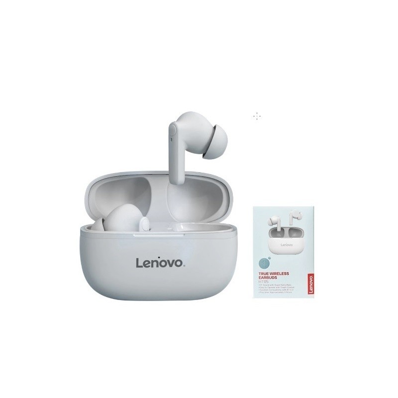 AURICOLARI BLUETOOTH LENOVO HT05 BIANCO