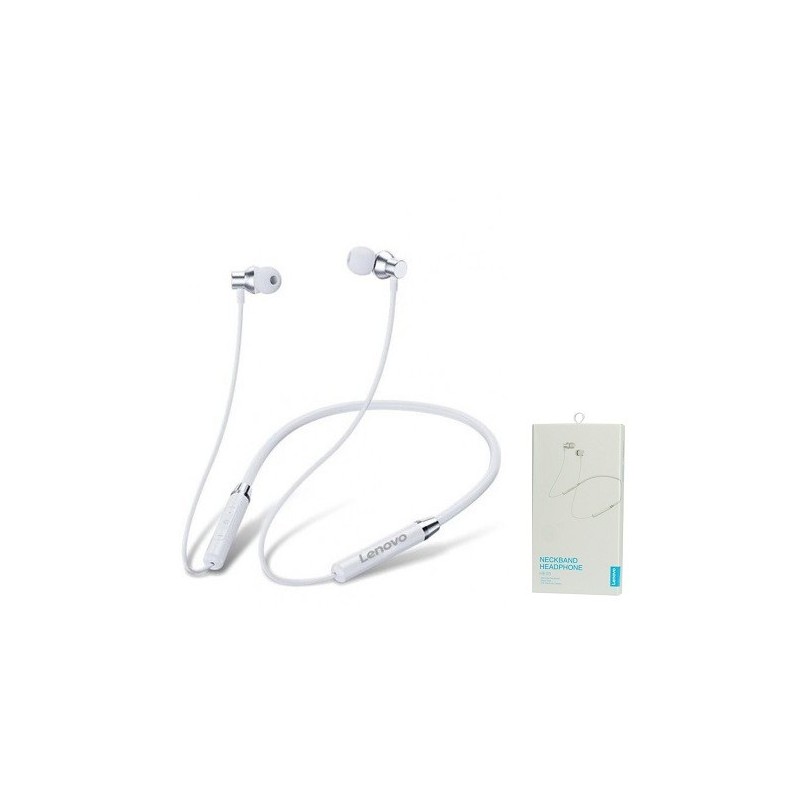 AURICOLARI BLUETOOTH LENOVO HE05 BIANCO