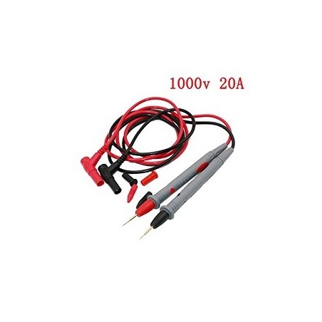 COPPIA CAVI TESTER 1000V 20A