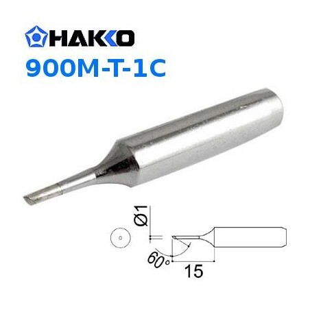 PUNTA PER STAZIONE SALDANTE HAKKO 900M-T-1C MADE JAPAN
