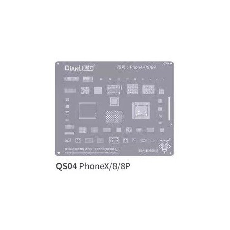 DIMA BGA APPLE IPHONE X / 8 / 8 PLUS QIANLI QS04