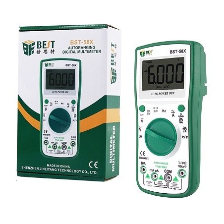 TESTER MULTIMETRO DIGITALE BEST BST-58X
