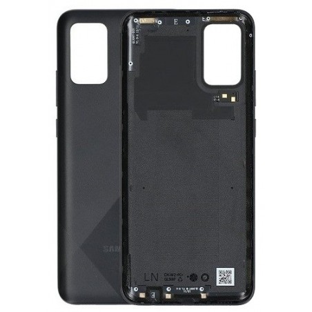 COVER POSTERIORE SAMSUNG GALAXY A02S SM-A025 NERO