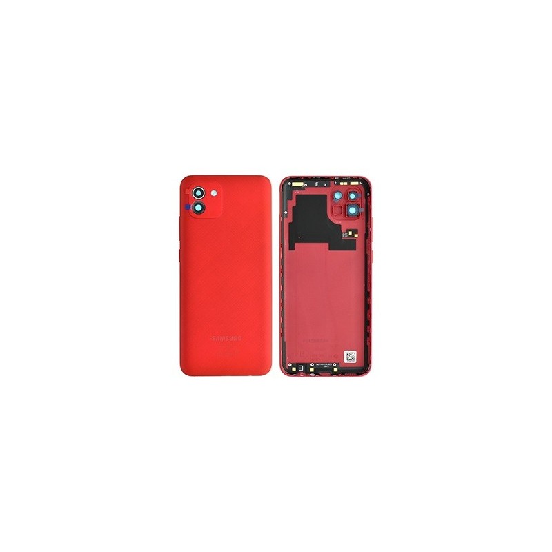 COVER POSTERIORE SAMSUNG GALAXY A03 SM-A035 ROSSO