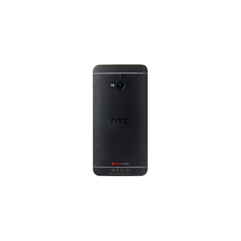 COVER POSTERIORE HTC ONE (M7) NERO